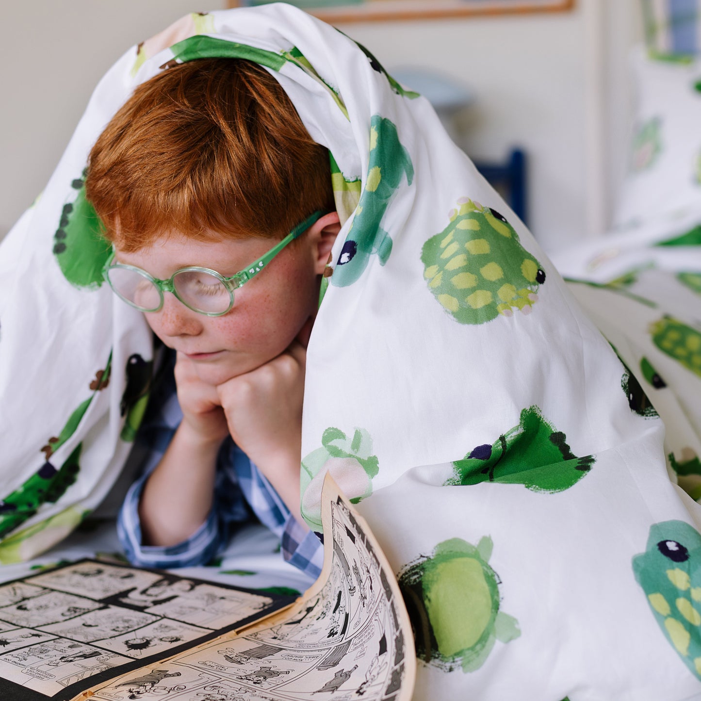 Ribbit! Duvet Cover Set