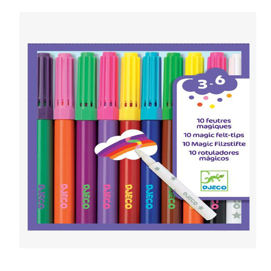 Djeco 10 Magic Felt Tips