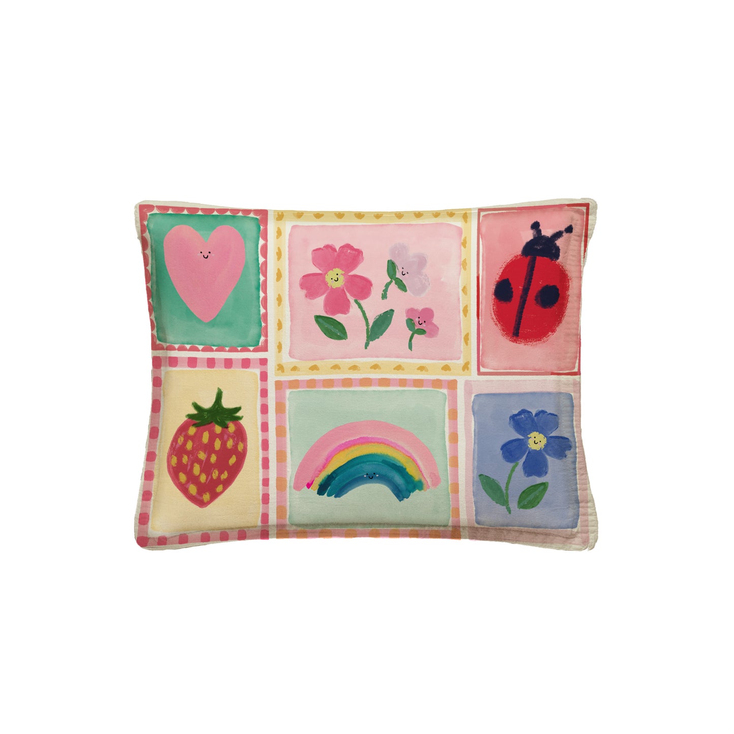 Patchwork Sunshine Cushion