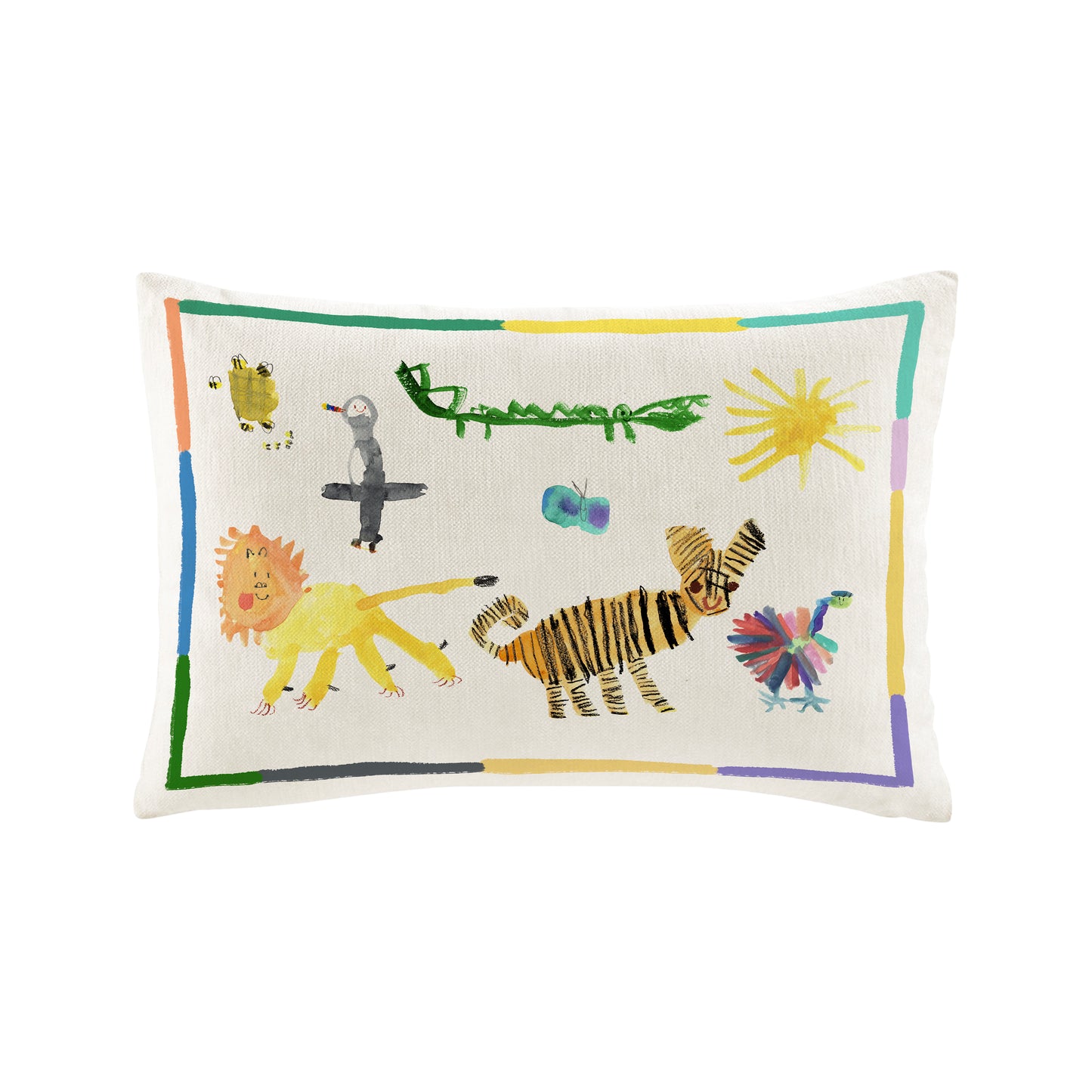 Animal Drawings Cushion