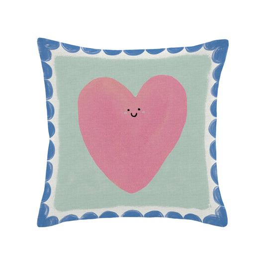 Loveheart Pink Cushion