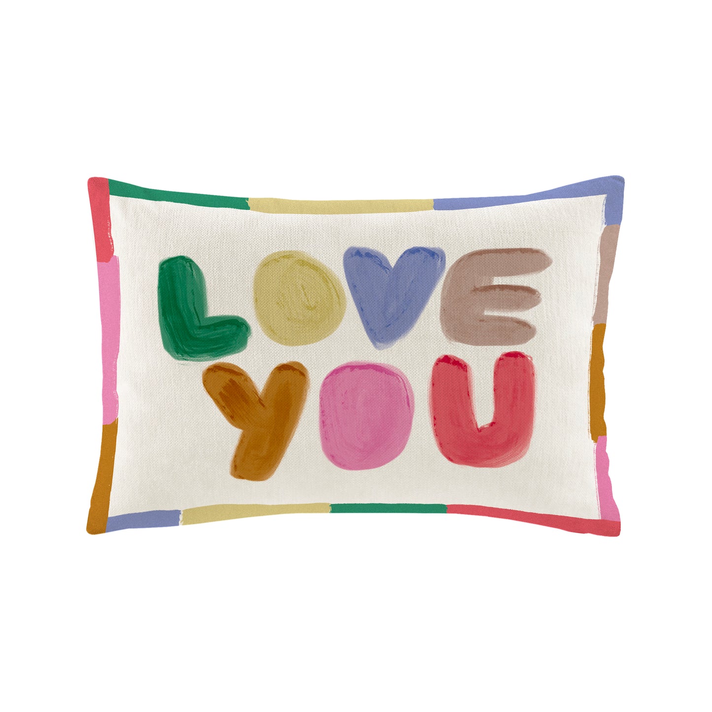 Love You Rainbow Cushion