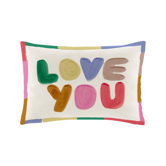 Love You Rainbow Cushion