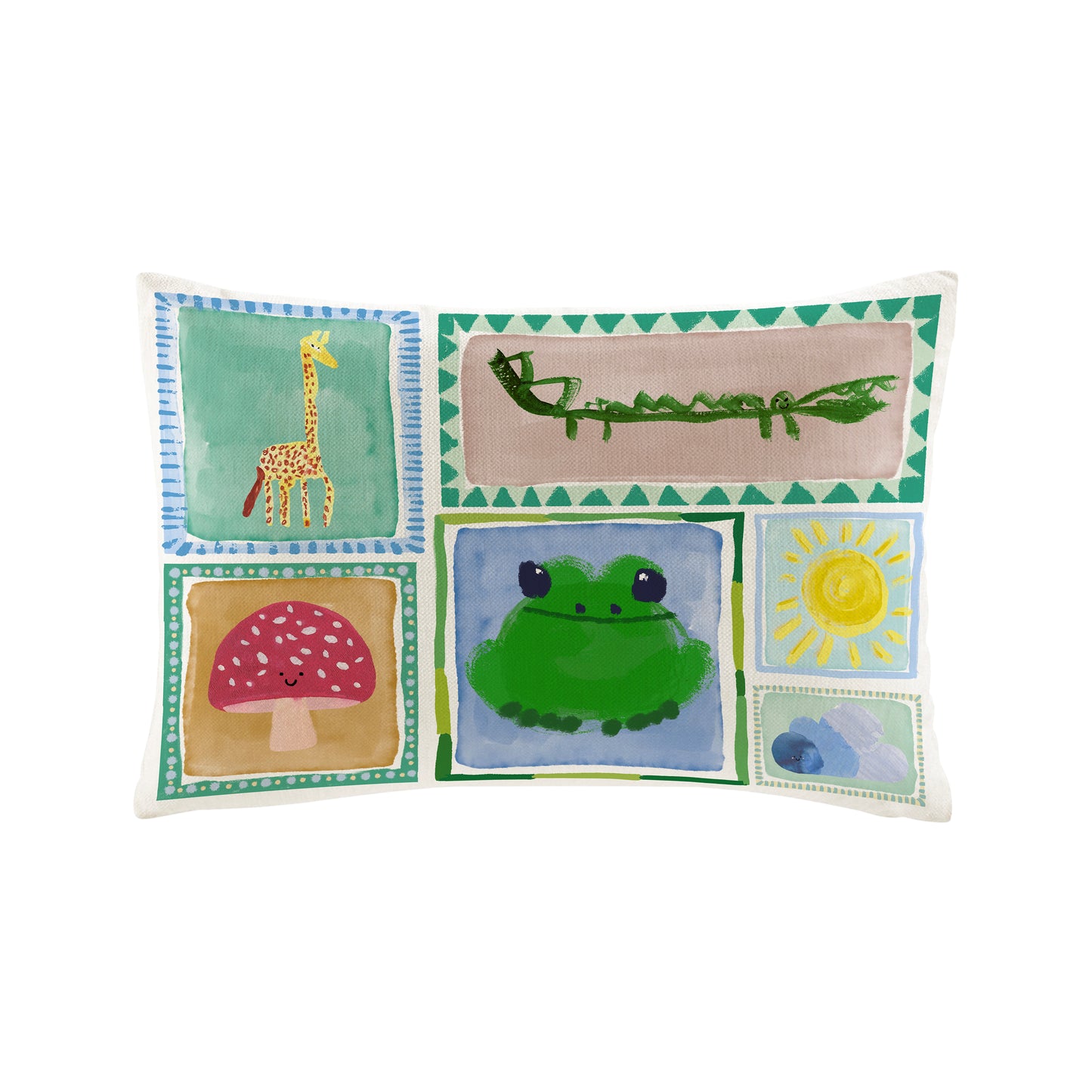 Patchwork Sky Cushion