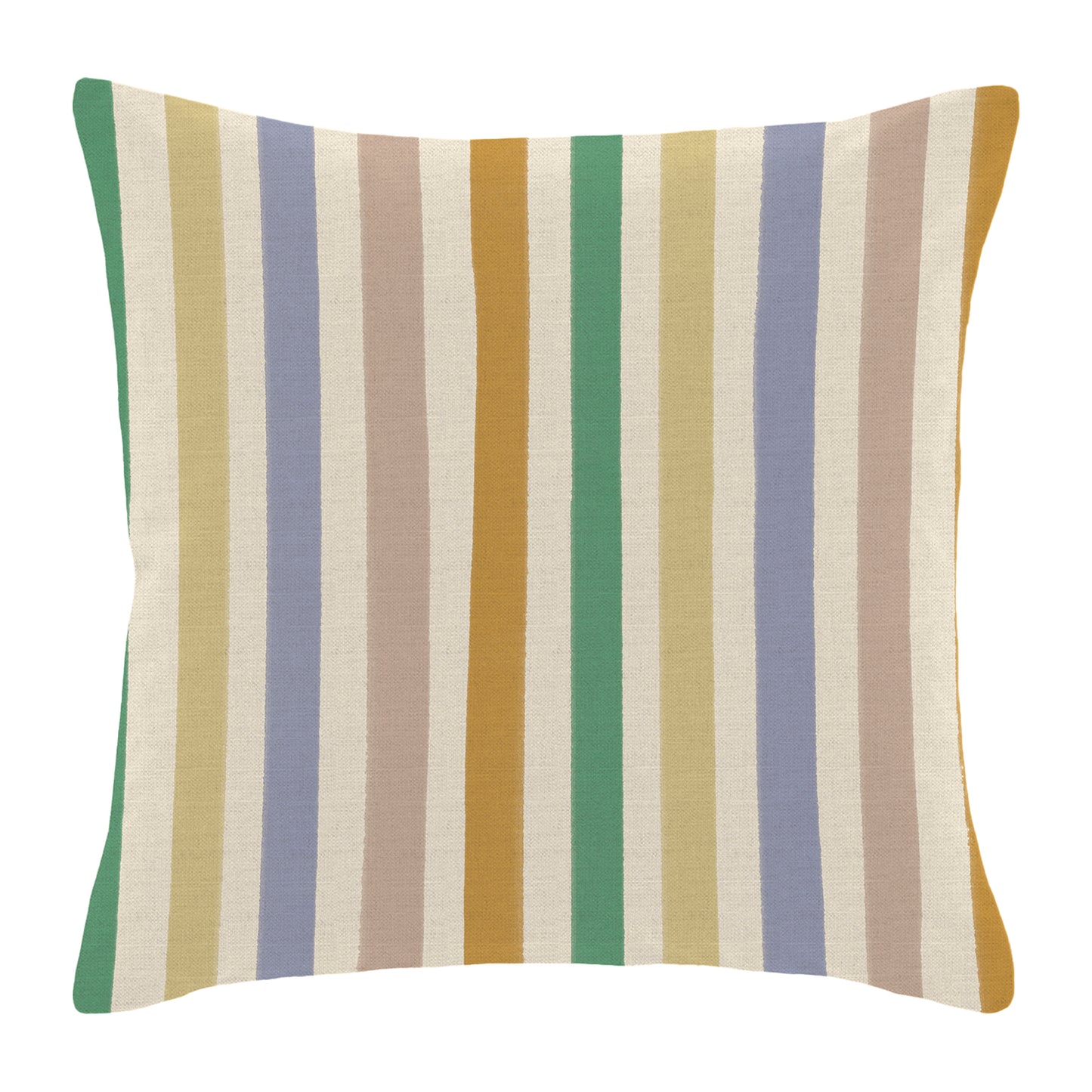 Tent Stripe Forest Cushion