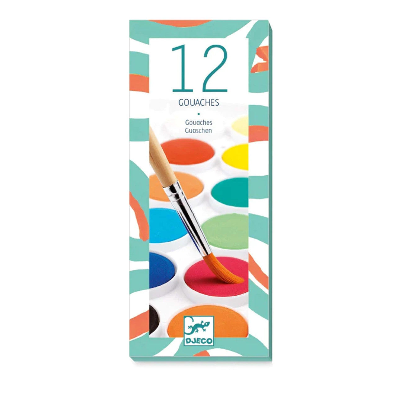 Djeco 12 Watercolour Paint Palette