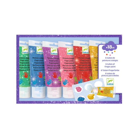 Djeco Glitter Finger Paint For Little Ones