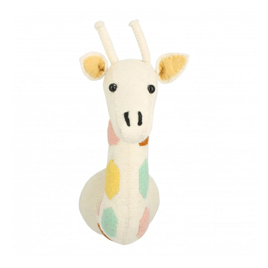 Mini Natural Pastel Giraffe  Head